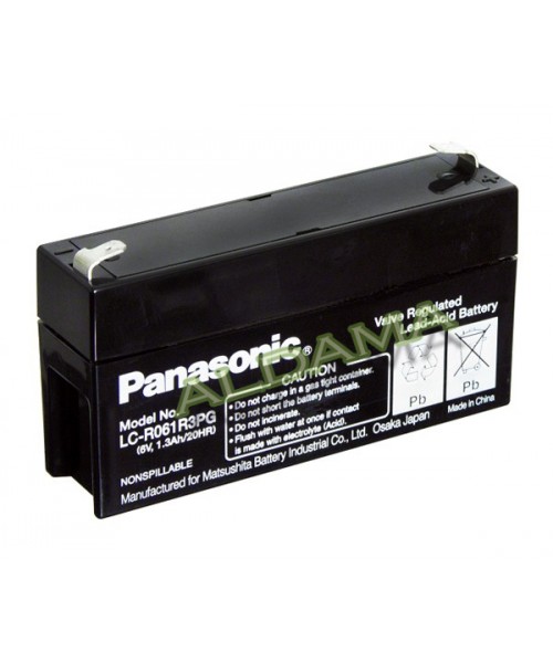 BATERIA LC-R061R3P 6V 1,3Ah PANASONIC