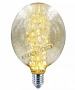 Lámpara Globe 125 Craquele Ambar Star Tree 1.8W