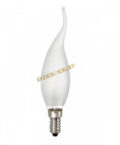 Lámpara Vela Punta Fantasía Mate E14 230V 25W 006072