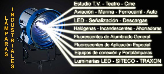 L&aacute;mparas industriales